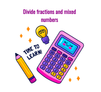 Dividing Fractions and Mixed Numbers Practice